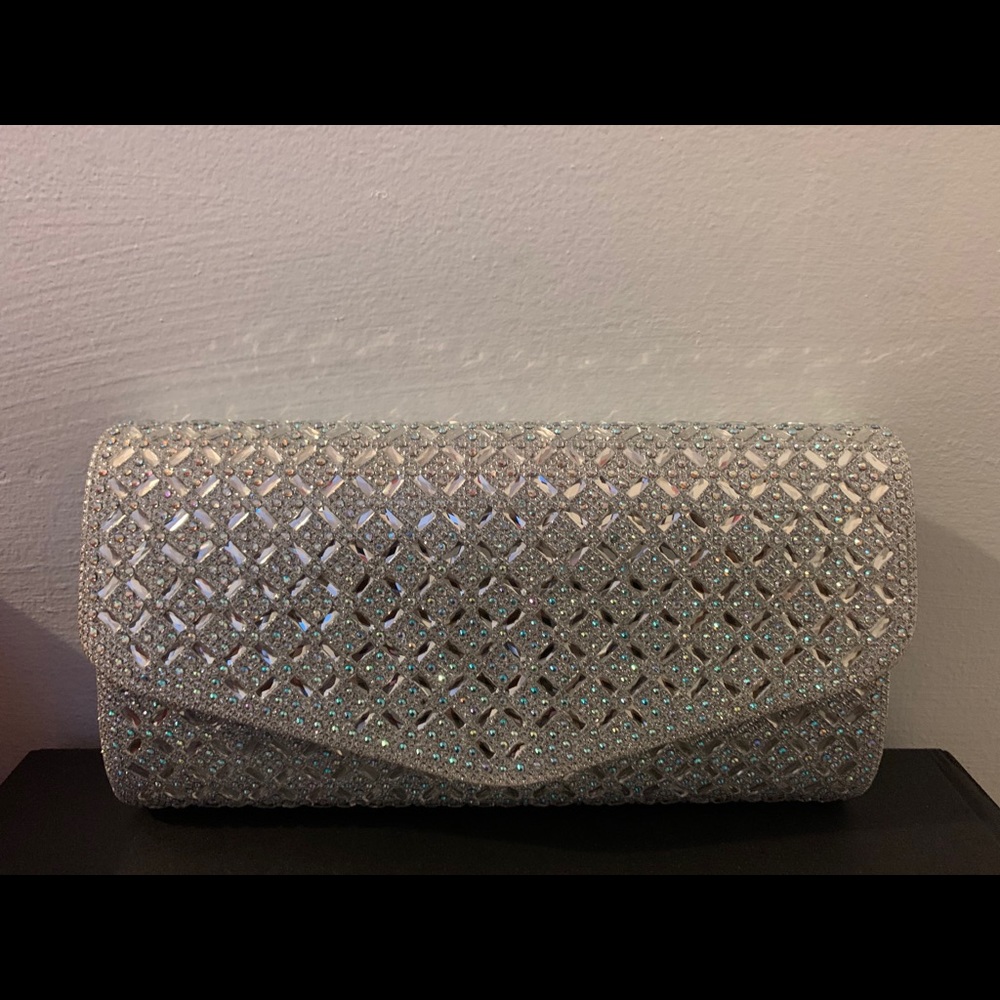 Sliver Clutch Purse